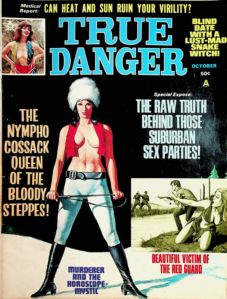 True Danger Vintage Magazine   Nympho Cossack Queen Of The Bloody Steppes  October 1971        112121lm-mp