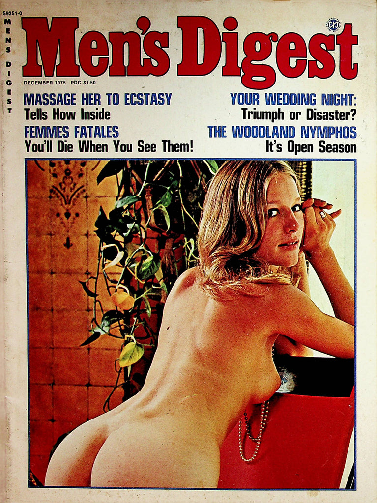 Men's Digest Magazine  Covergirl  & Centerfold Girl Tammy  December 1975    080822lm-p4