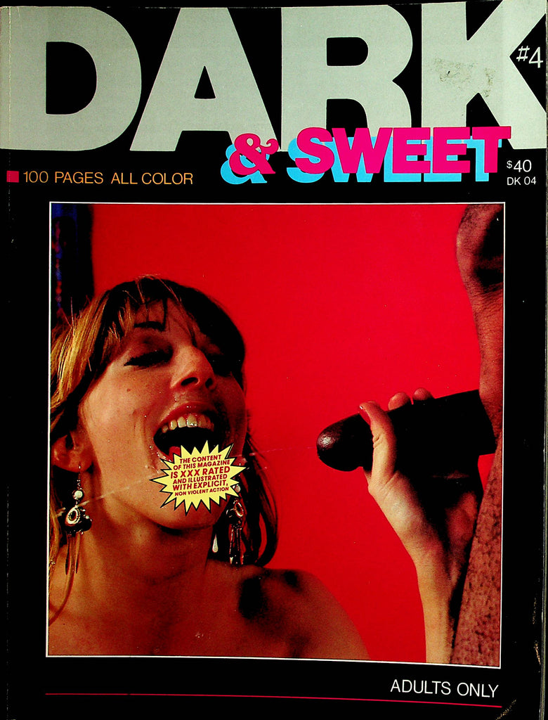 Dark & Sweet Magazine   My Black Stud  #4  October 1986  100 Pages!   020222lm-dm2