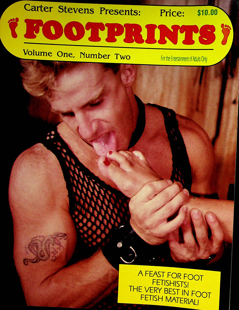 Footprints Fetish Magazine  Feast For Foot Lovers  vol.1 #2  1994  Carter Stevens   092222lm-p