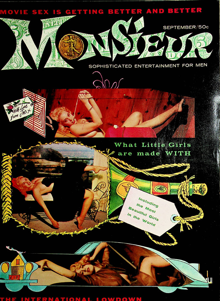 Monsieur Busty Magazine  The Most Beautiful Girls In The World  September 1958      121621lm-dm
