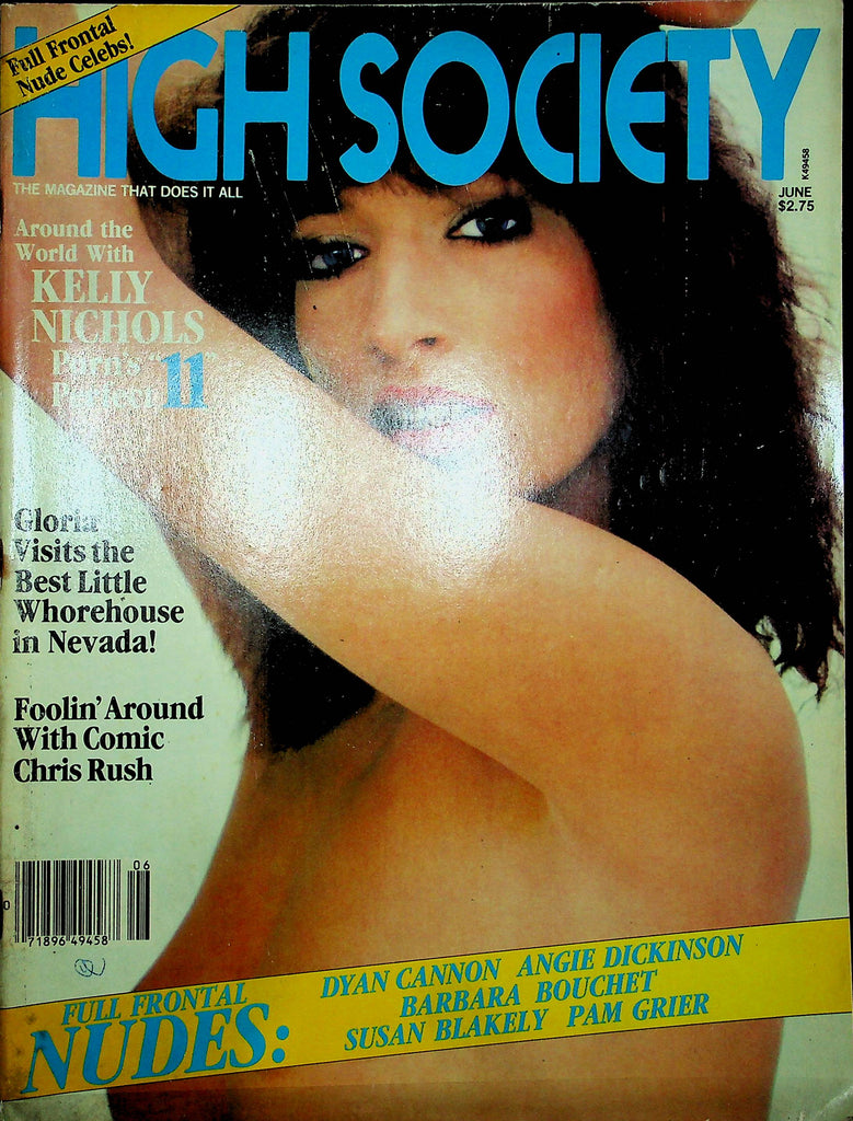 High Society Magazine Kelly Nichols Perfect 11 & Dyan Cannon June 1980  120122RP