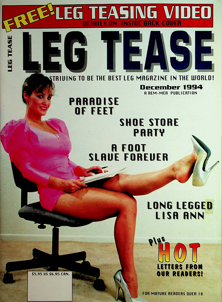 Leg Tease Fetish Magazine  Long Legged Lisa Ann  December 1994   091721lm-dm