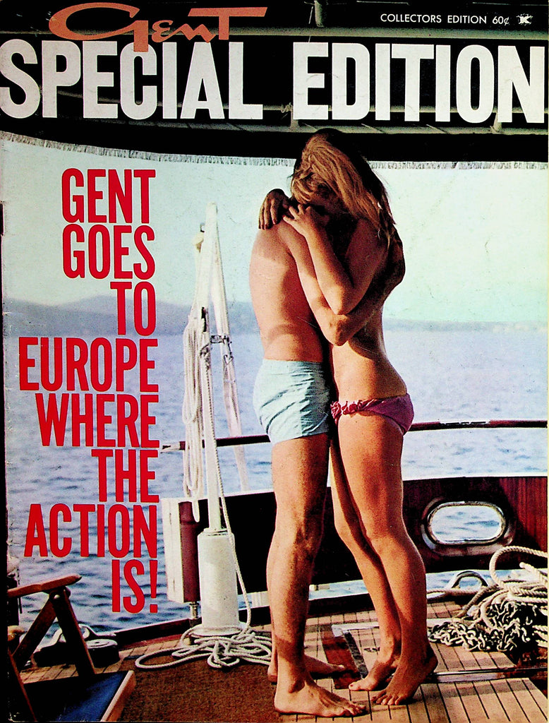 Gent Special Edition Magazine  Gent Goes To Europe/ Centerfold Girl Marya Lindstrom  1964    071622lm-p