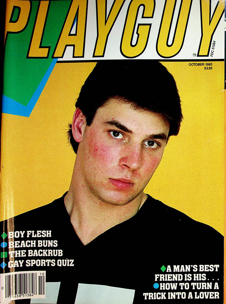 Playguy Gay Magazine   Boy Flesh / Beach Buns  October 1985      080522lm-p