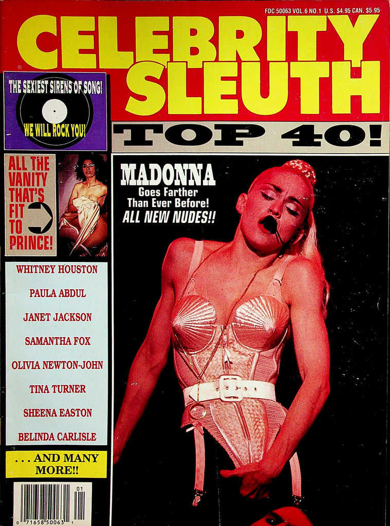 Celebrity Sleuth Magazine  Madonna / Whitney Houston/ Janet Jackson  vol.6 #1 1992   100522lm-p3