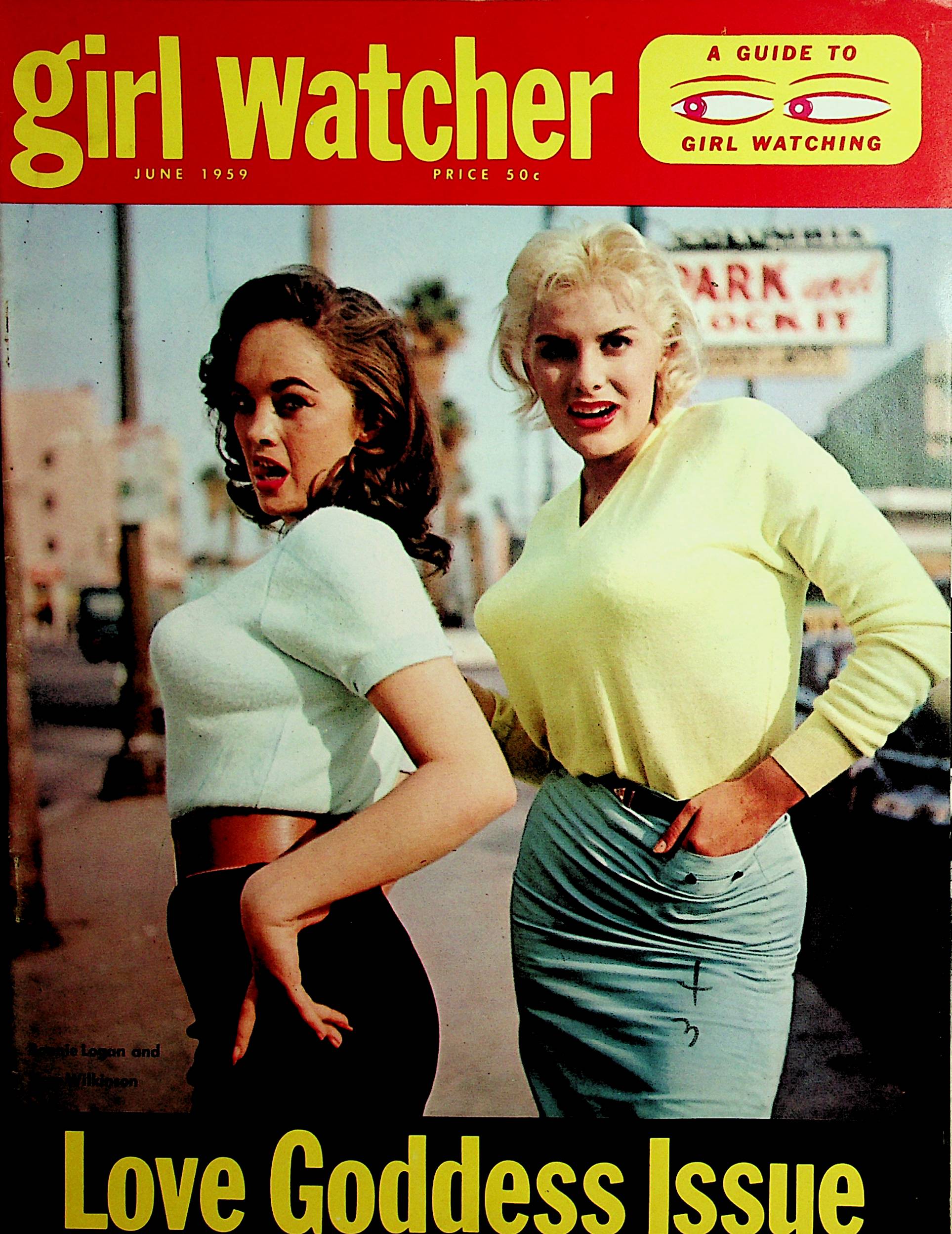 Girl Watcher Vintage Magazine Bonnie Logan & June Wilkinson -Love Godd –  Mr-Magazine