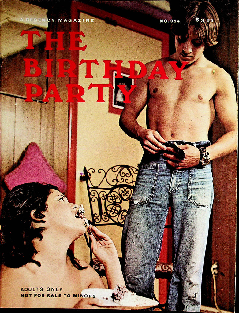 The Birthday Party Magazine   Tina Gives Him A Present  #54  1970's   Regency     102022lm-p