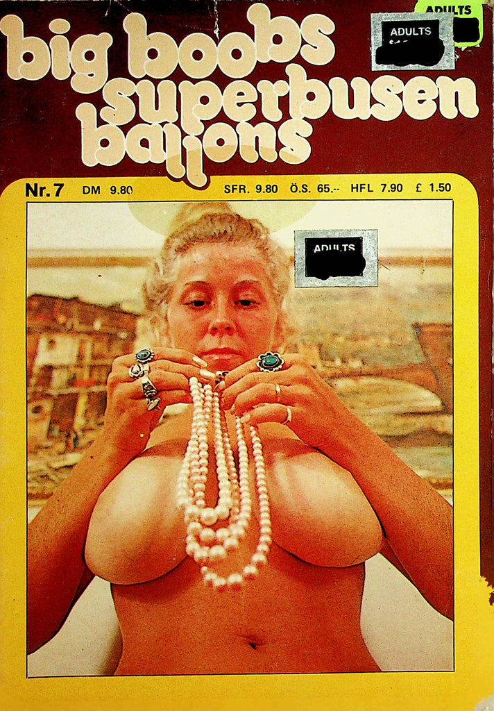 Big  Boobs Superbusen Ballons International Magazine  Roberta Pedon / Uschi Digard  #7  1970's   100122lm-p