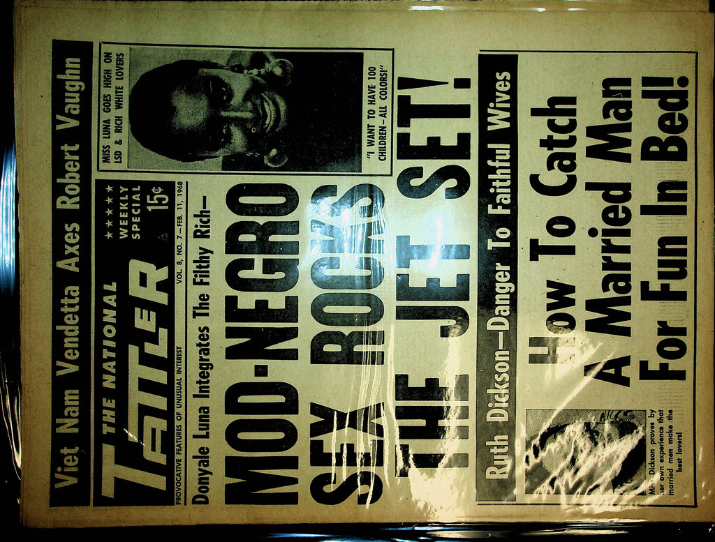 The National Tattler Newspaper  Catch A Married Man For Fun In Bed! February 11, 1968 100720lm-amsh