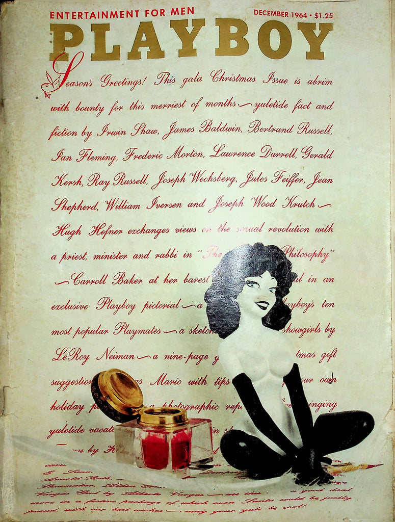 Playboy Magazine Christmas Issue December 1964 011923RP