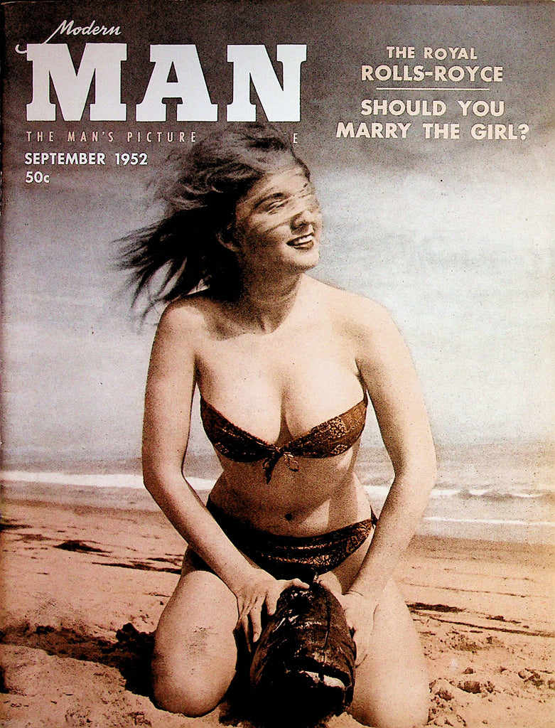 Modern Man Vintage Magazine  Marilyn Waltz  September 1952    080622lm-p