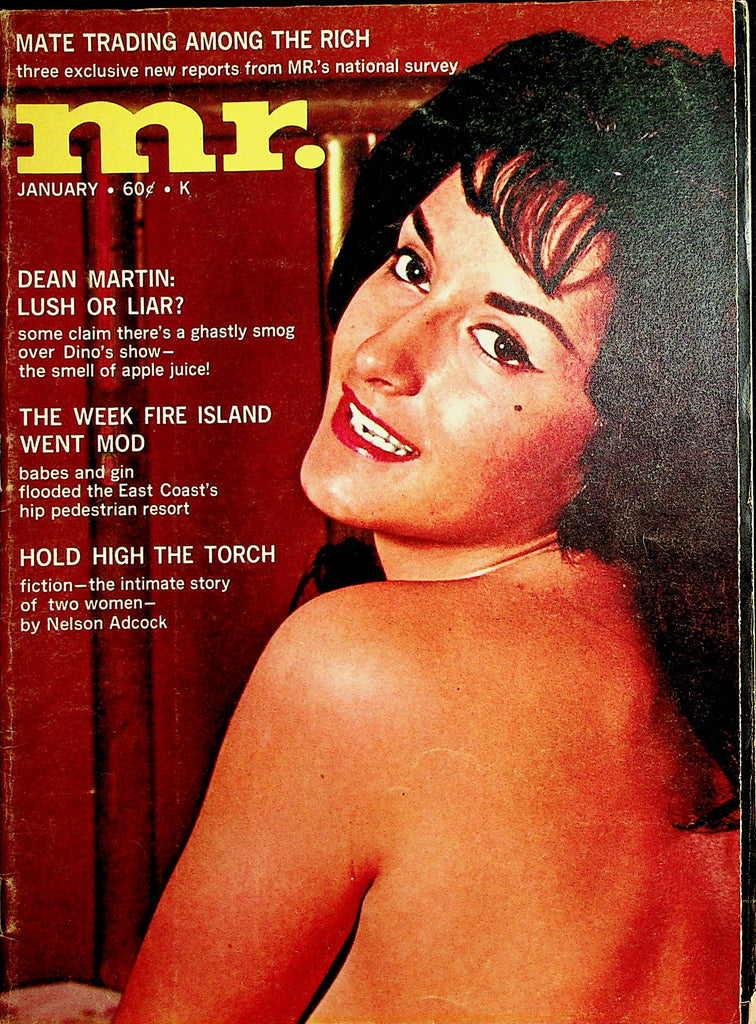 Mr. Busty Magazine  Centerfold Girl Barbara Evans / Dean Martin  January 1967      121621lm-dm