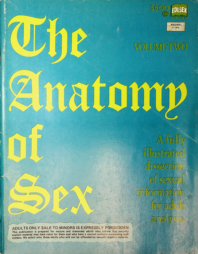 The Anatomy Of Sex Magazine Illustrated Dissection Of Sexual Information vol.2 1972    092921lm-dm