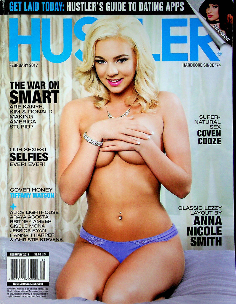 Hustler Magazine Anna Nicole Smith & Tiffany Watson February 2017 012823RP