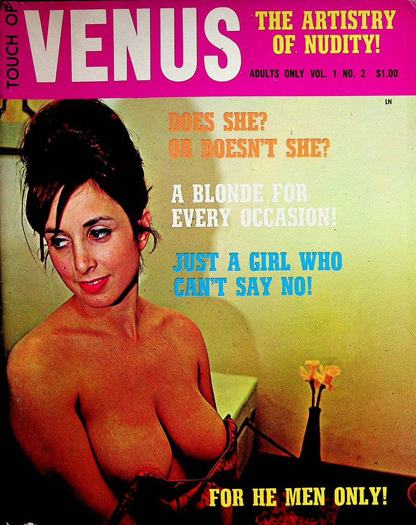 Touch Of Venus Busty Magazine  Brenda Denaut -Naugtiest Nymph! vol.1 #2  1962    081322lm-p2