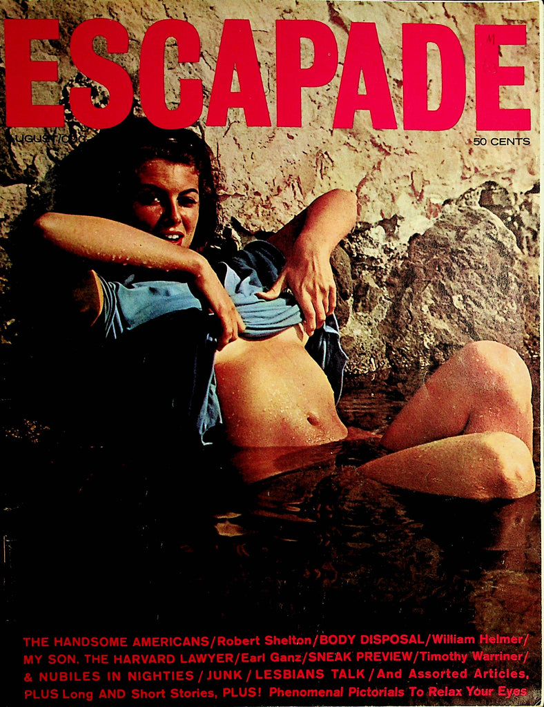 Escapade Vintage Magazine  Covergirl Eve Eden  August 1963     100121lm-dm