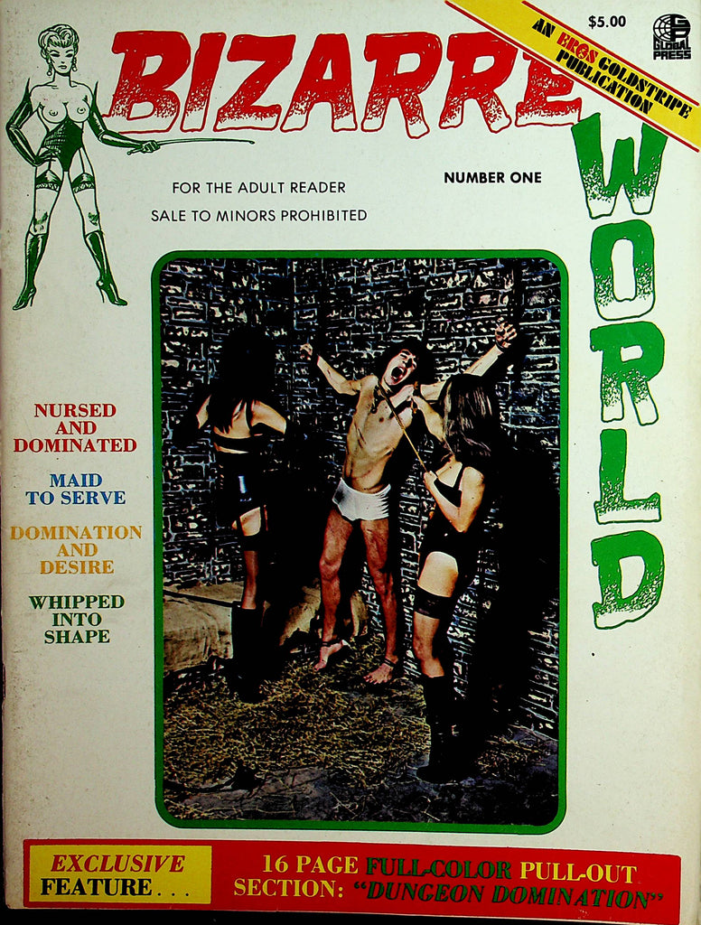 Bizarre World Fetish Magazine  Dungeon Domination #1 1970 Eros Publishing   020122lm-dm