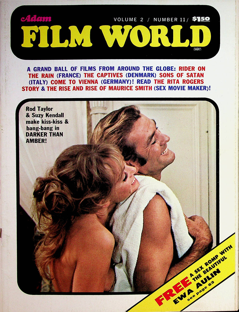 Adam Film World Magazine   Suzy Kendall In Darker Than Amber  vol.2 #11  1971   062122lm-p2