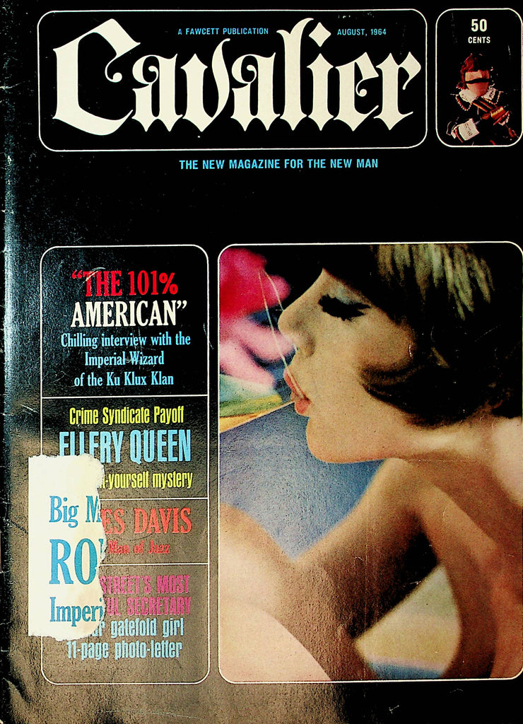 Cavalier Vintage Magazine  Centerfold Girl Darlene  August 1964   101521lm-dm