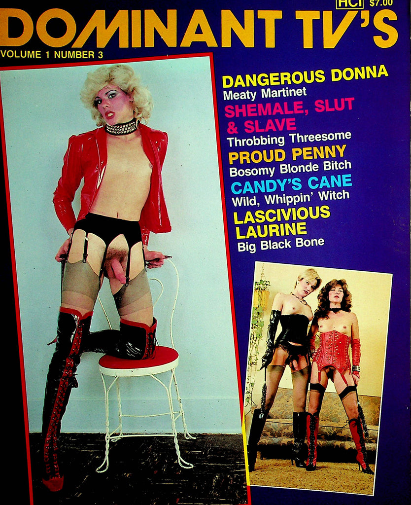 Dominant TV's Fetish Magazine  Dangerous Donna  vol.1 #3 1983    101221lm-dm