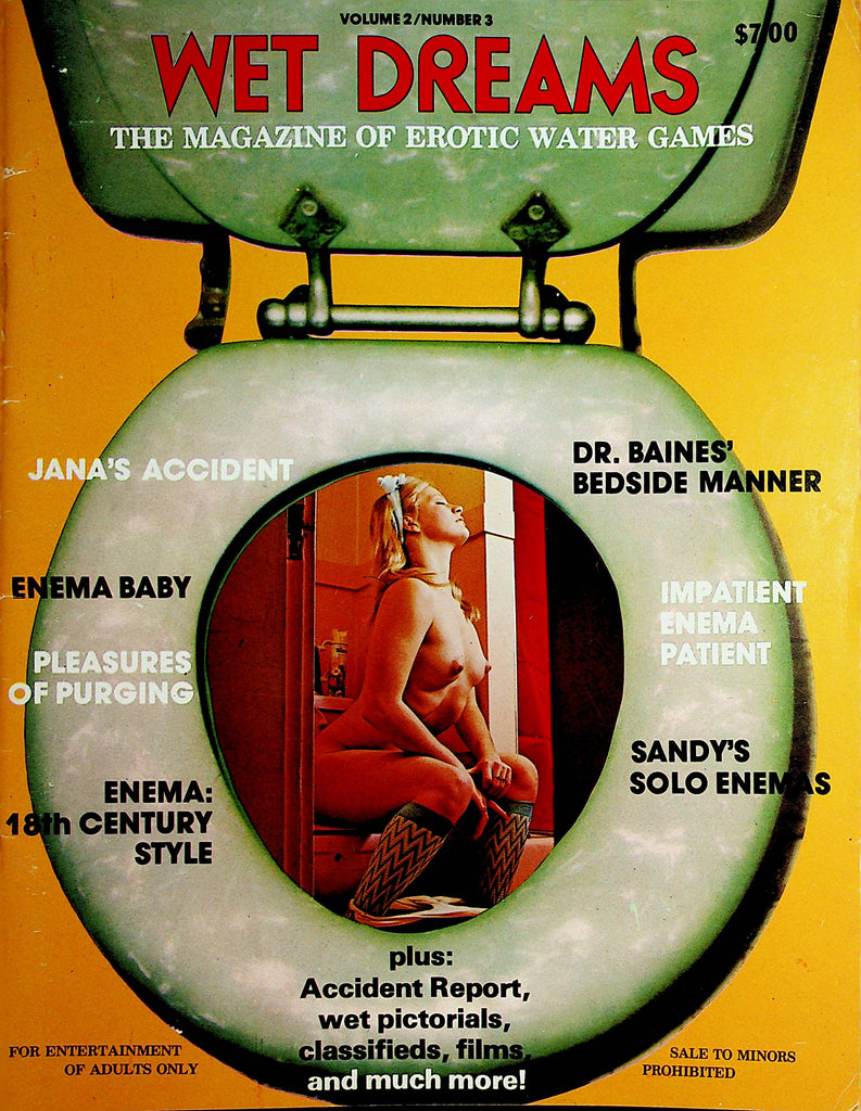 Wet Dreams Magazine Of Erotic Water Games/ Sandy's Solo vol.2 #3 1979  042421lm-mp