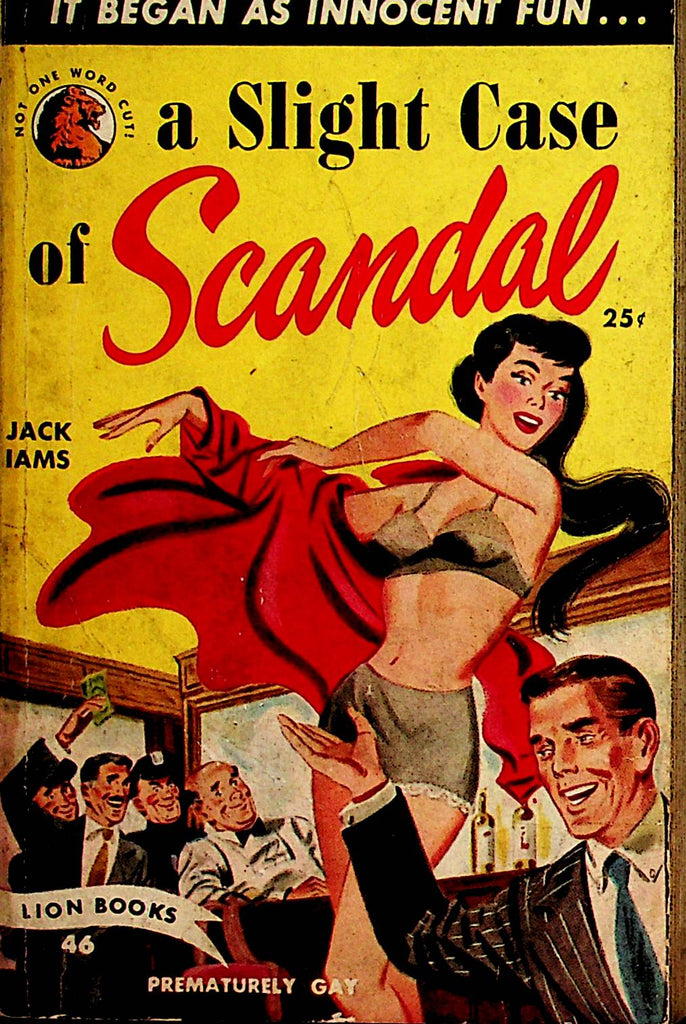 A Slight Case Of Scandal Adult Novel by Jack Iams  1950 Lion Books    110121lm-dm
