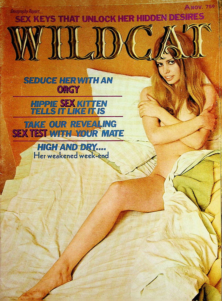Wildcat Vintage Magazine   Centerfold Girl Vickie West  November 1970     022723lm-p2