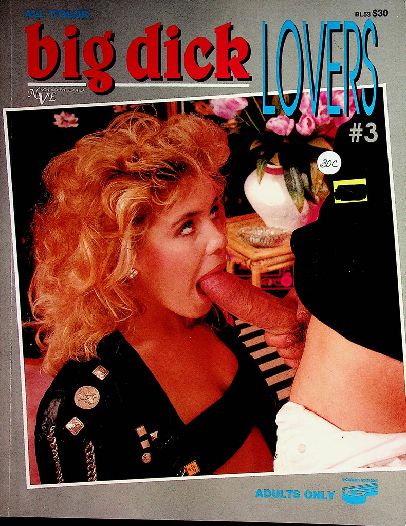 Big Dick Lovers Magazine   She Loves To Suck & Fuck Big Cocks  #3 1990's   Gourmet Ecitions     072722lm-p