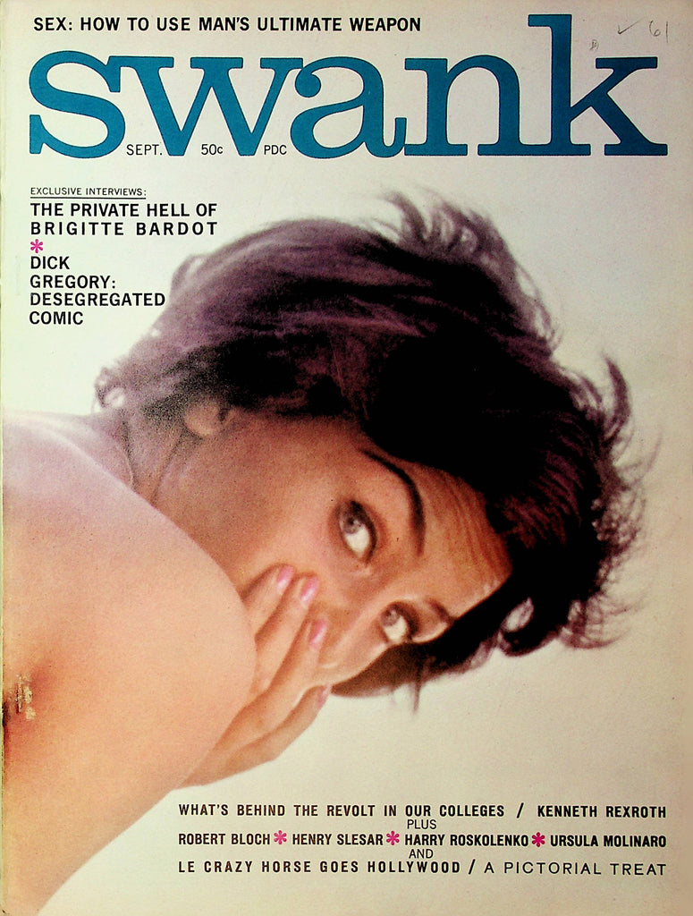 Swank Vintage Magazine  Brigitte Bardot / Joyce McCord  September 1961    101221lm-dm