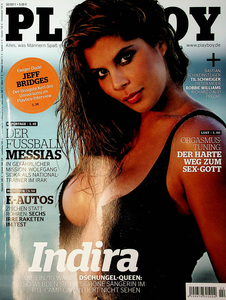Playboy German International Magazine  Covergirl Indira /Jeff Bridges Interview February 2011   061721lm-dm2