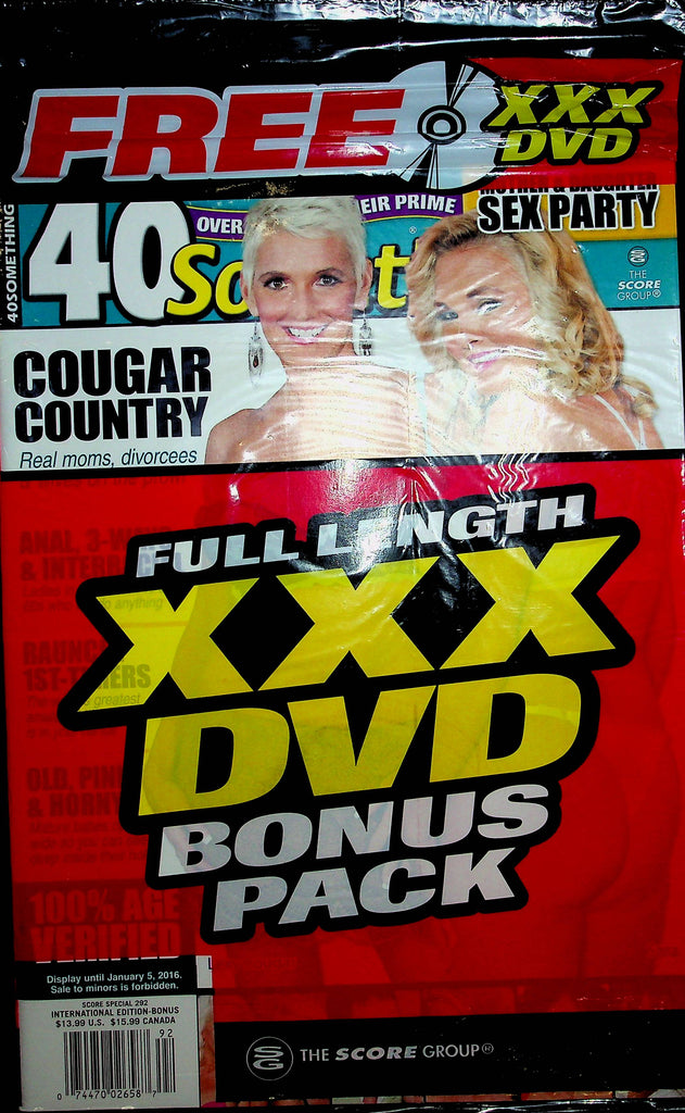 40 Something Magazine Kali Karinena December 2015 W/DVD 111822RP