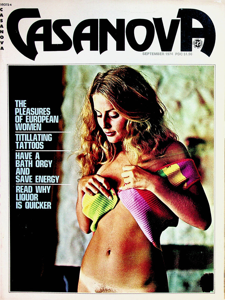 Casanova Busty Magazine  Centerfold Girl Stefine / Flesh Gordon  September 1974   062122lm-p