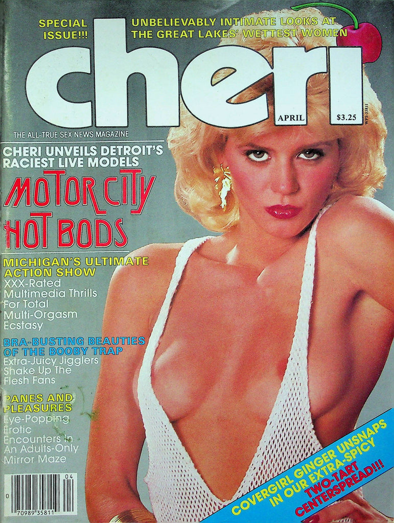 Cheri Magazine Motor City Hot Bods & Ginger April 1984 090322RP