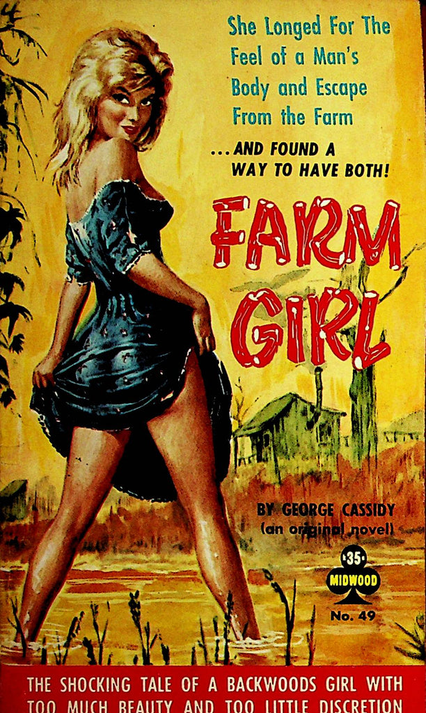 Farm Girl Novel  by George Cassidy  1960 Midwood Book   110721lm-dm