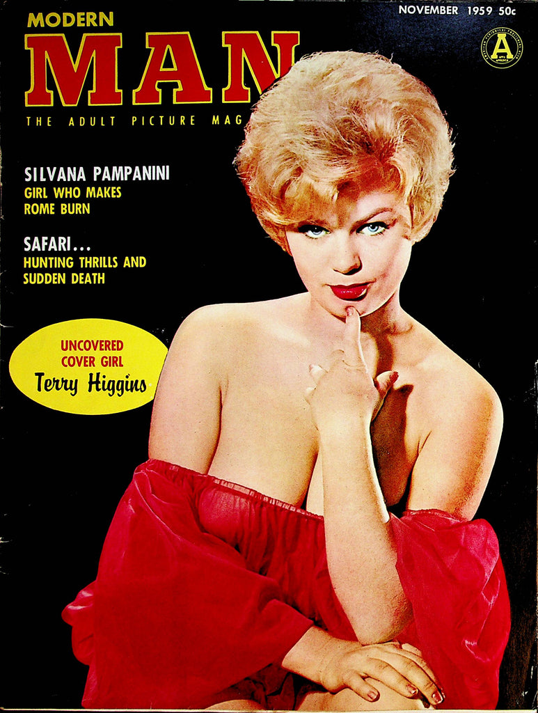 Modern Man Magazine  Cover Girl Busty Terry Higgins  November 1959       080222lm-p