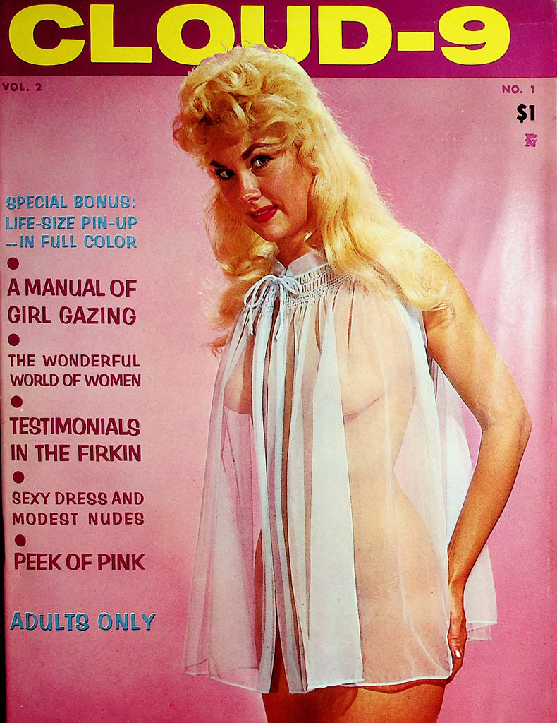 Cloud-9 Magazine  Manual Of Girl Gazing / Life Size Pin-Up Poster vol.2 #1 1962  082321lm-dm