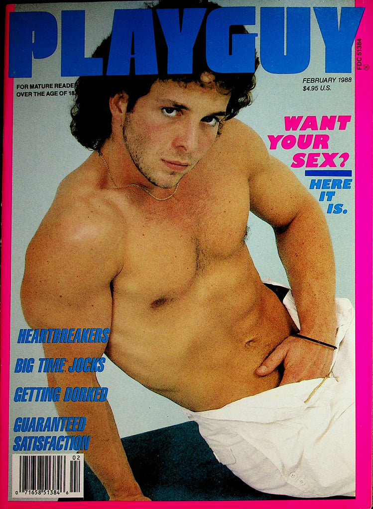 Playguy Gay Magazine   Want Your Sex?  Here It Is  February 1988   080522lm-p