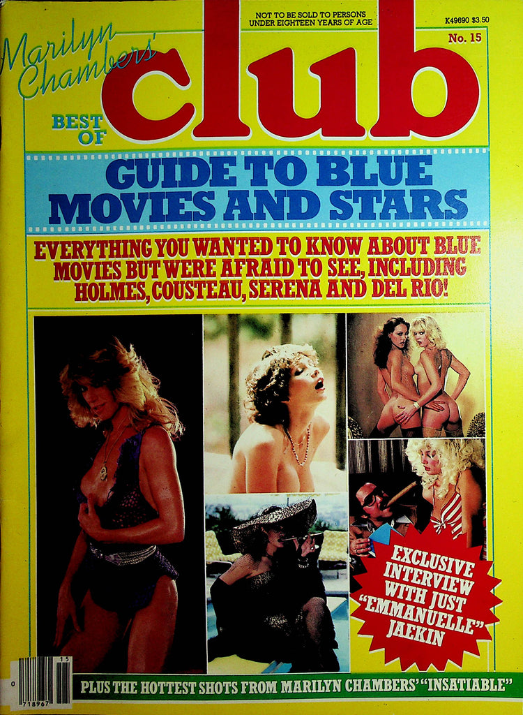 Best Of Club Magazine Marilyn Chambers/ John Holmes/ Serena  #15 1981    Paul Raymond     121421lm-dm2