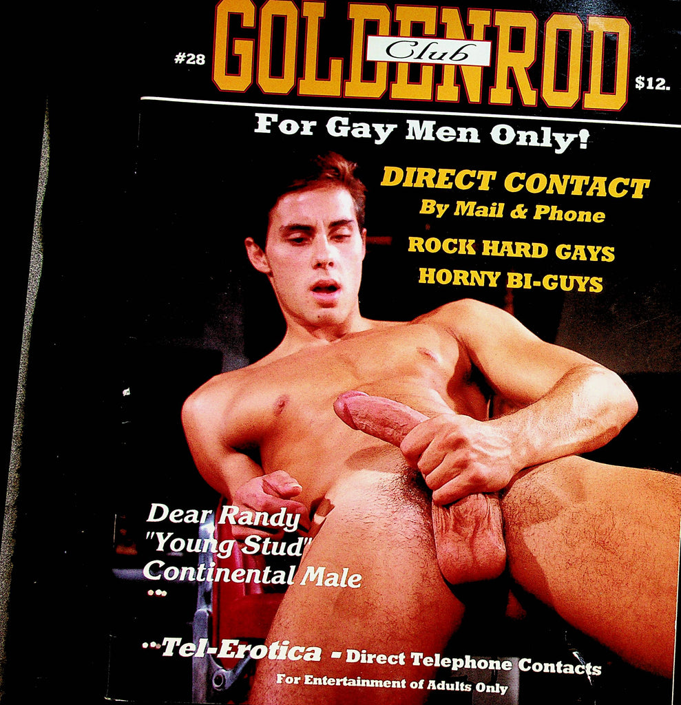 Club Goldenrod Club Gay Contact Magazine  Rock Hard Guys  #28 1980's     022323lm-6