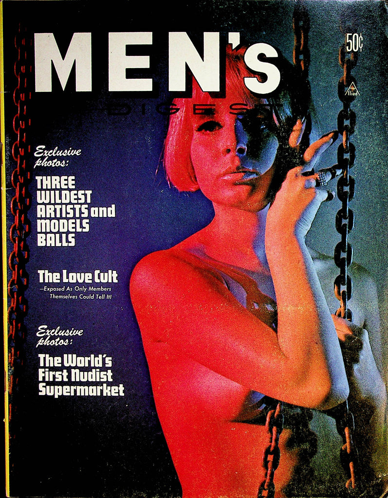Men's Digest Magazine  Covergirl Christine Schumann/ The Love Cult  #93 1968   062222lm-p