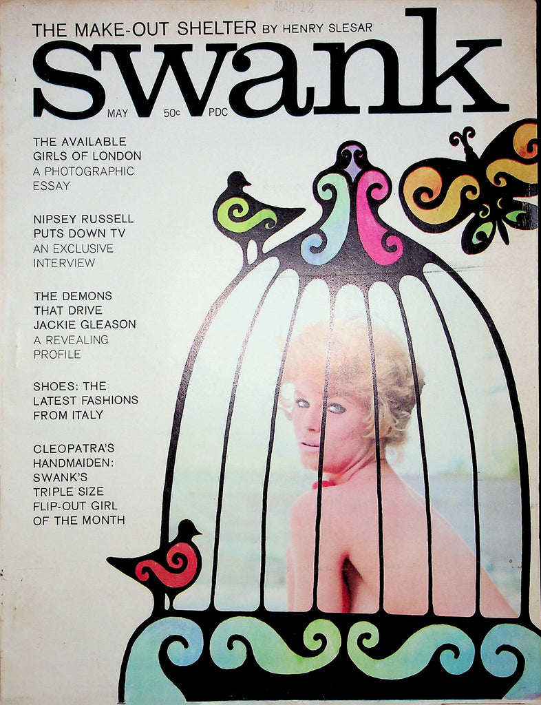 Swank Magazine Jackie Gleason & Cleopatra's Handmaiden May 1963 011923RP