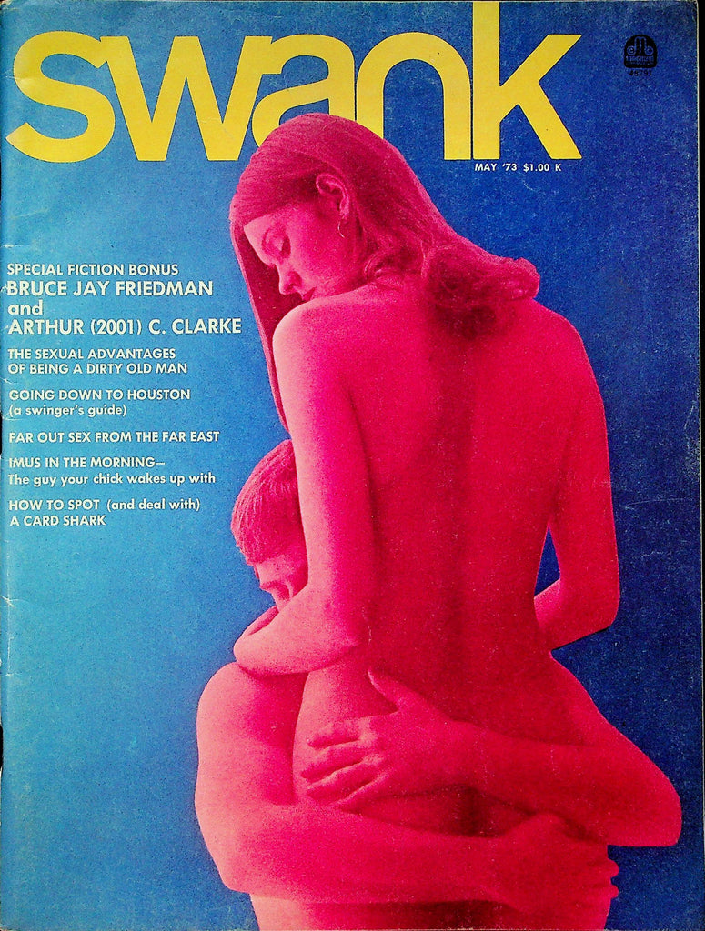 Swank Magazine Bruce Jay Friedman And Arthur Clarke May 1973  W/Centerfold 061022RP