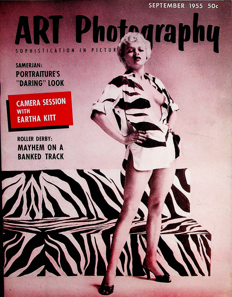 Art Photography Magazine   Camera Session With Eartha Kitt  September 1955   071422lm-p2