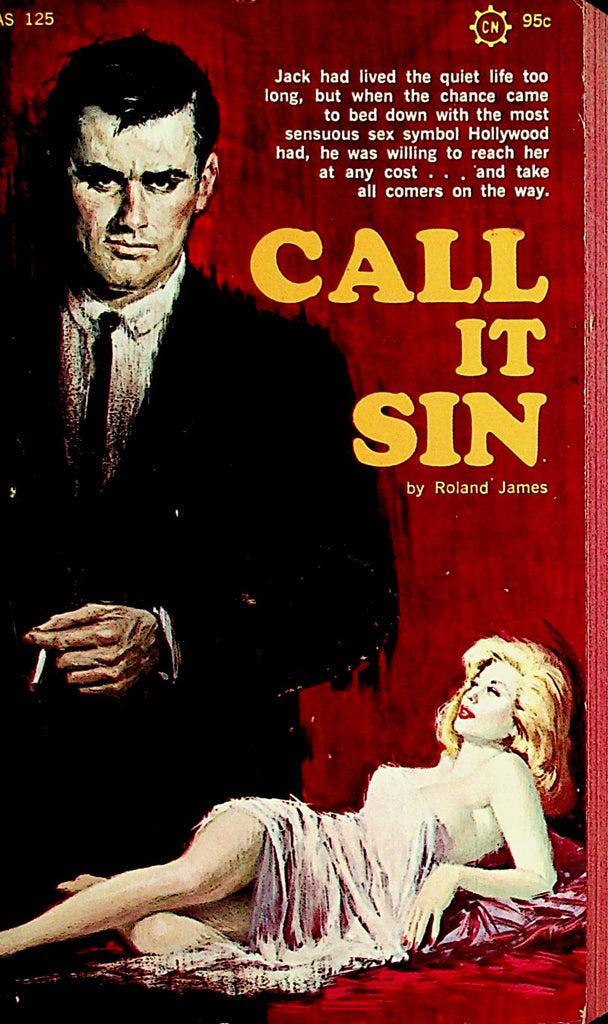 Call It Sin Novel  by Roland James  1967    092221lm-dmB