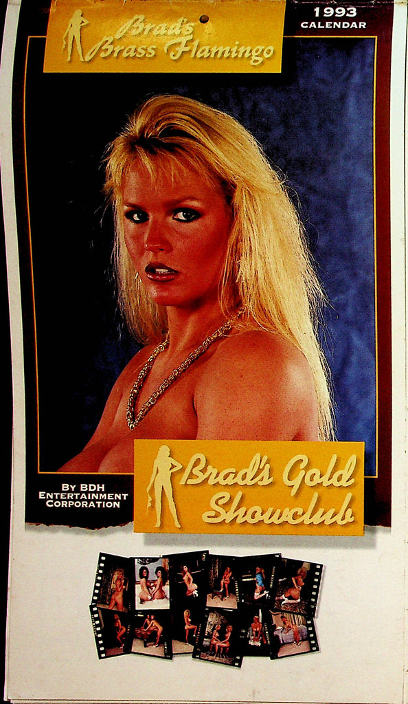 Brad's Brass Flamingo Gold Showclub  1993 Calendar  9 1/2 x 5 1/2     041323lm-p