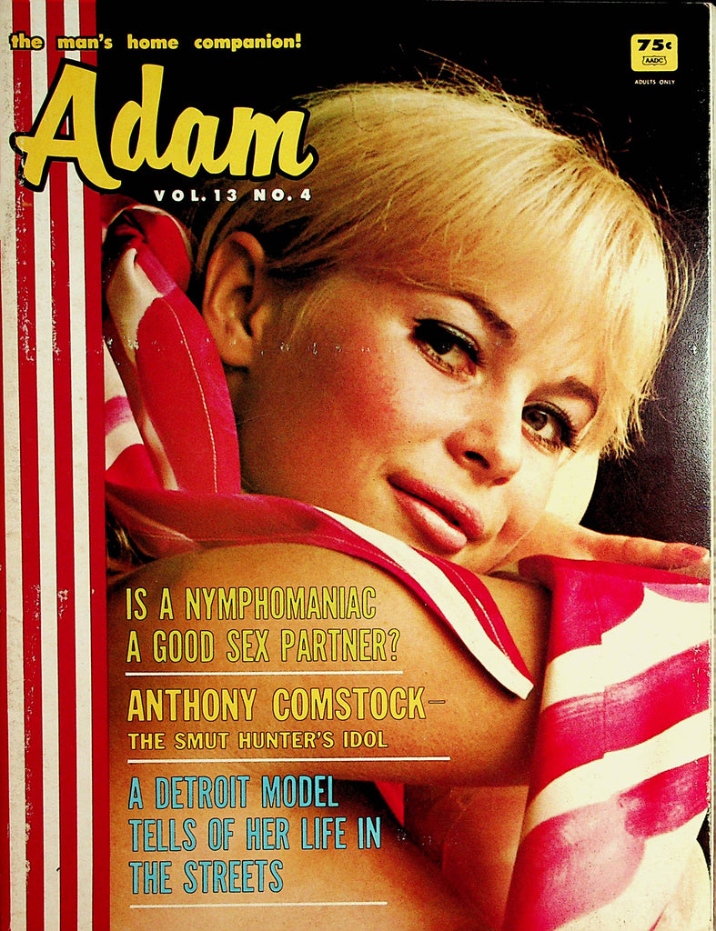 Adam Magazine  Covergirl Surry Marche  vol.13 #4  April 1969 w/CF   030726lmp