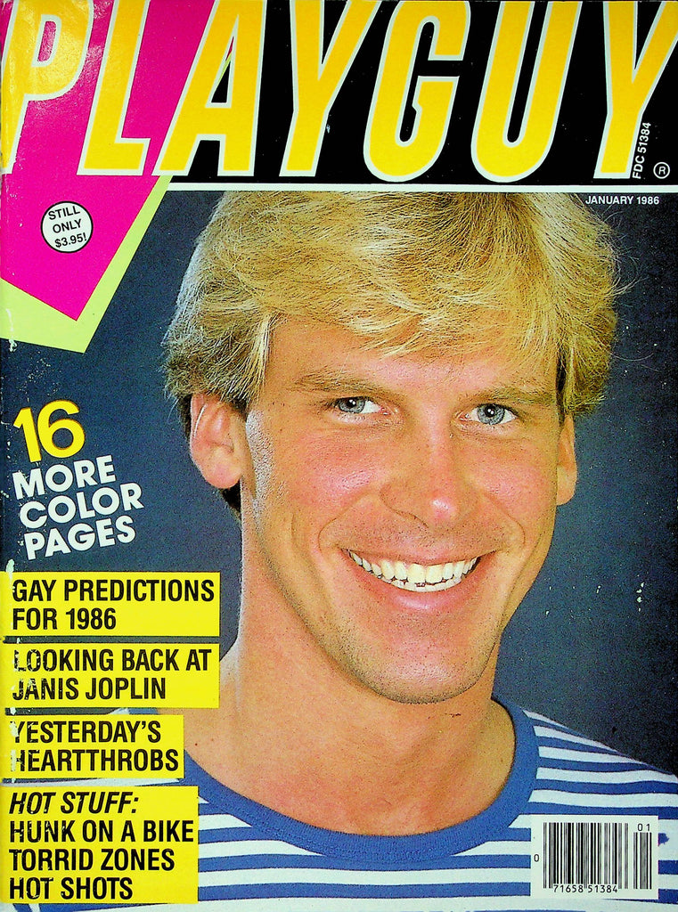 Playguy Magazine Janis Joplin & Gay Predicitions January 1986 102622RP