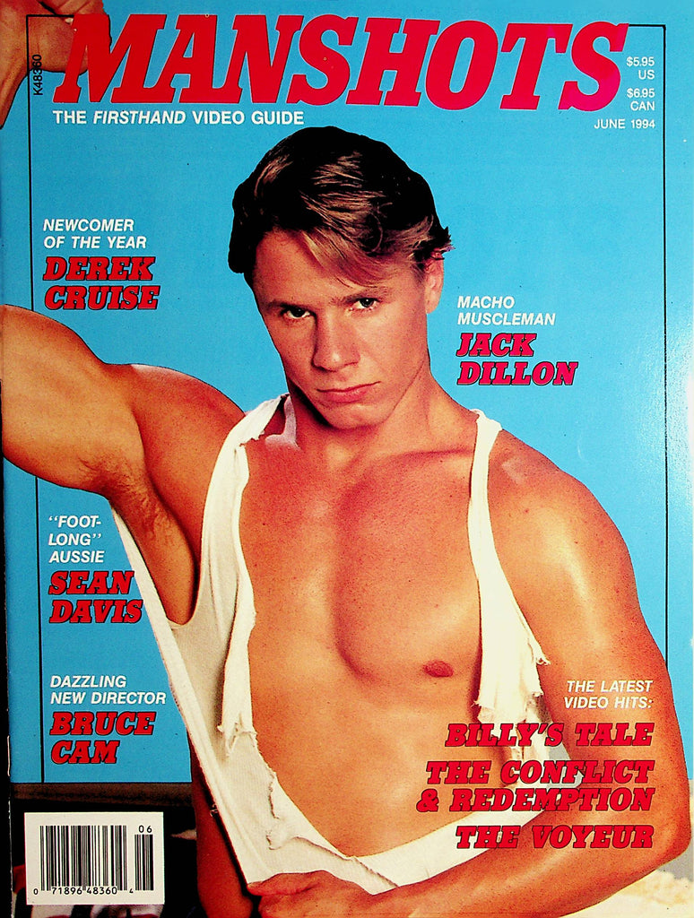 Manshots Gay Magazine  Jack Dillon / Derek Cruise  June 1994    092921lm-dm
