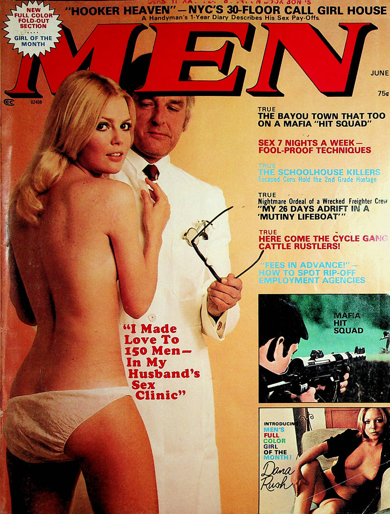 Men Vintage Magazine  Dana Rush  June 1974       112321lm-dm